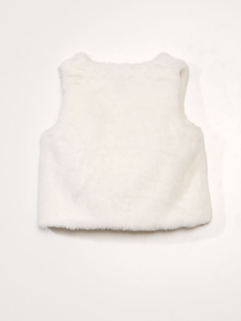 Conjunto de 3 piezas: camiseta, leggings y cárdigan - BLANCO