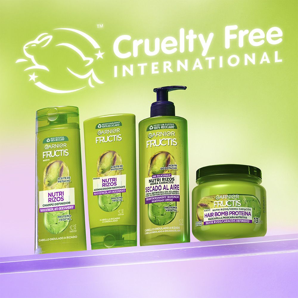 Vlasová maska s proteínom Fructis Nutri Curls Hair Bomb Produkty pre kučeravé vlasy