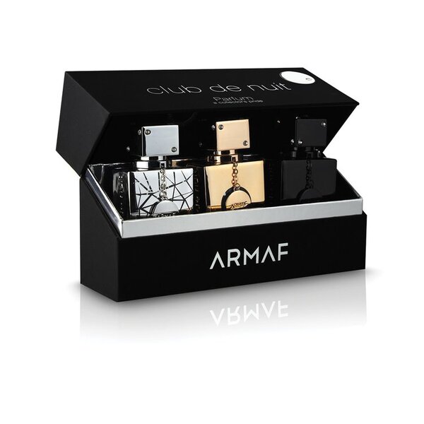 Conjunto de presente ARMAF Club De Nuit Parfum com três peças para homens