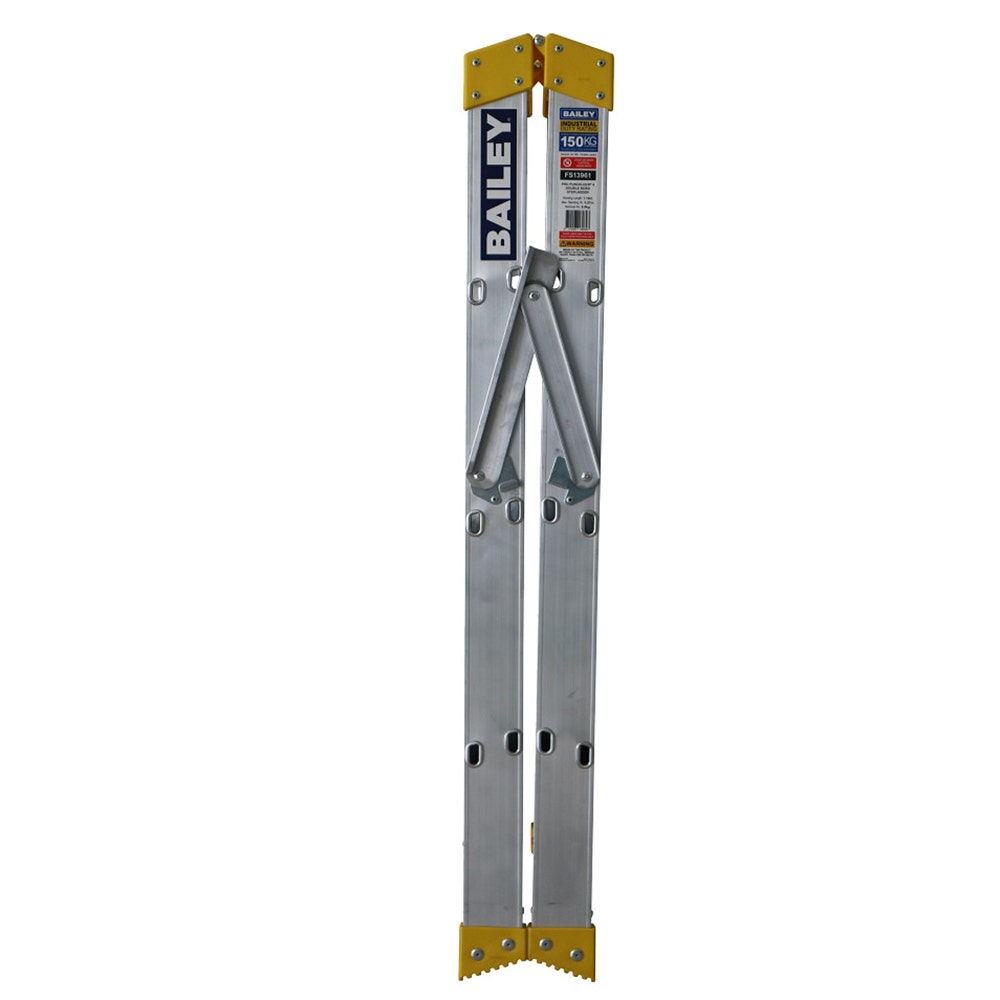 Escada dupla BAILEY 1,2 m 150 kg 4 degraus Pro FS13961