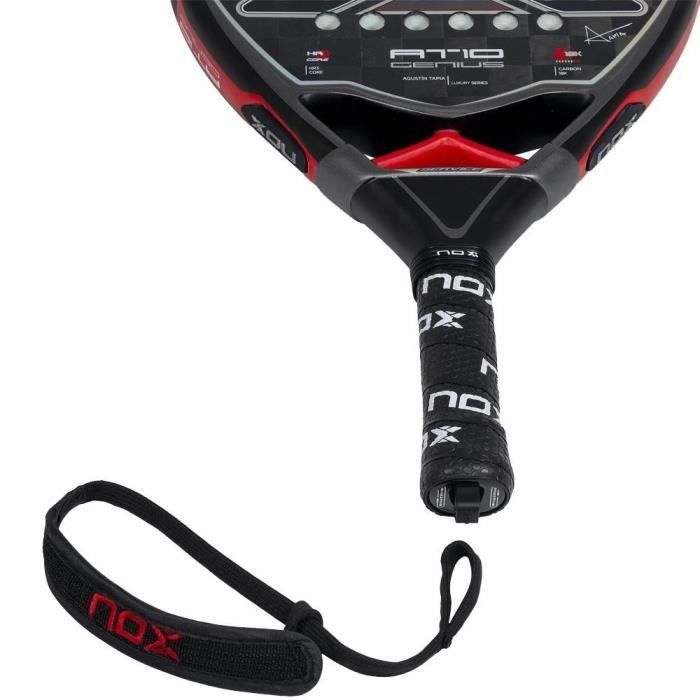 Raquette de padel - NOX - AT10 Luxury Genius 18K - Noir/Rouge - Adulte - Carbone 18K