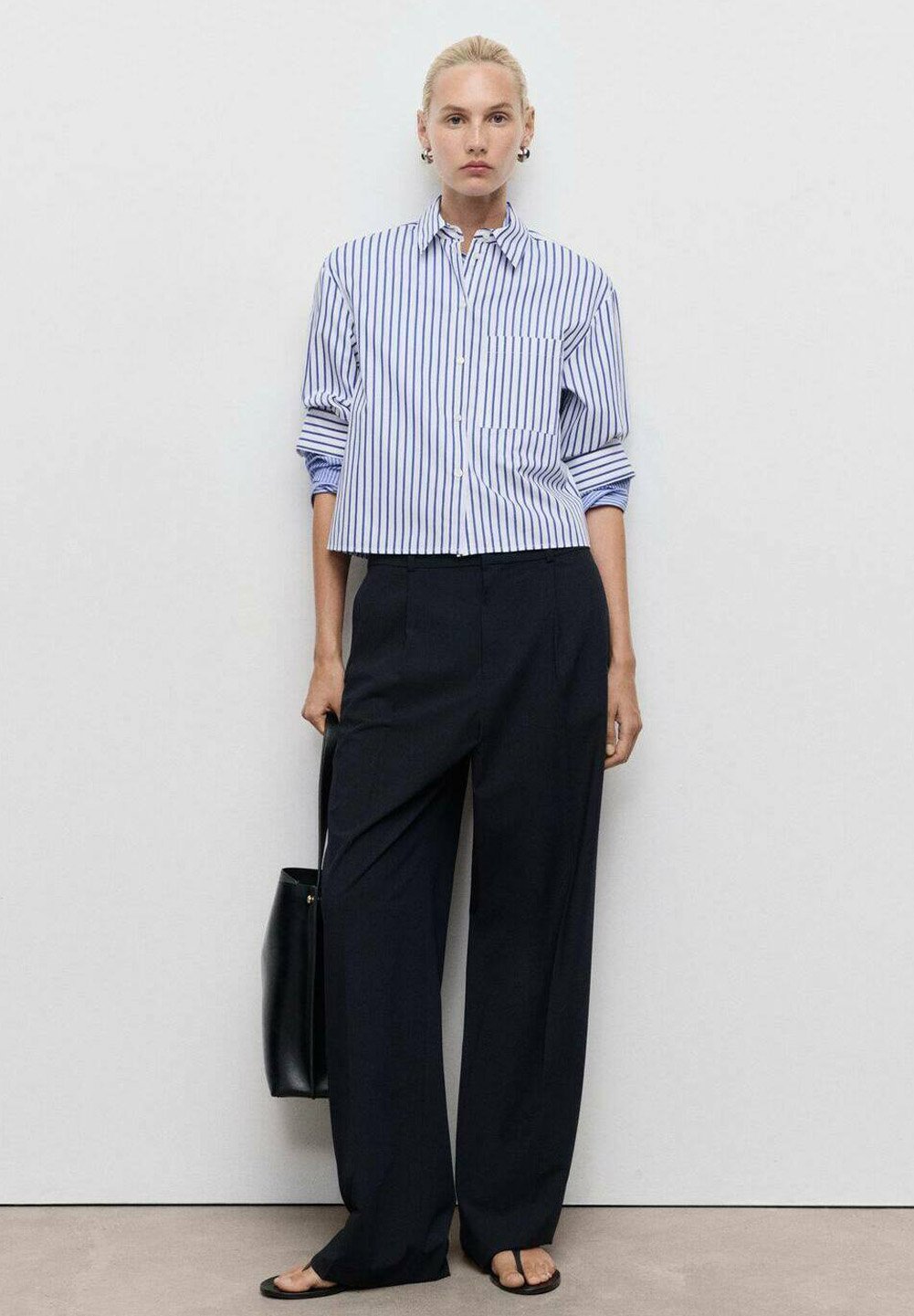 Pantaloni Mango - blu royal