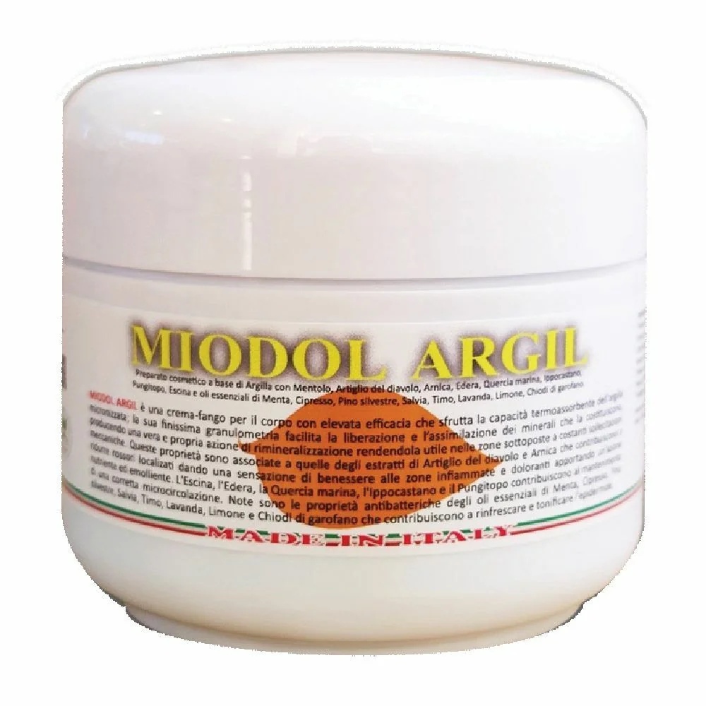 HERBOPLANET Miodol Creme de lama Argil para dores articulares e musculares 250 ml