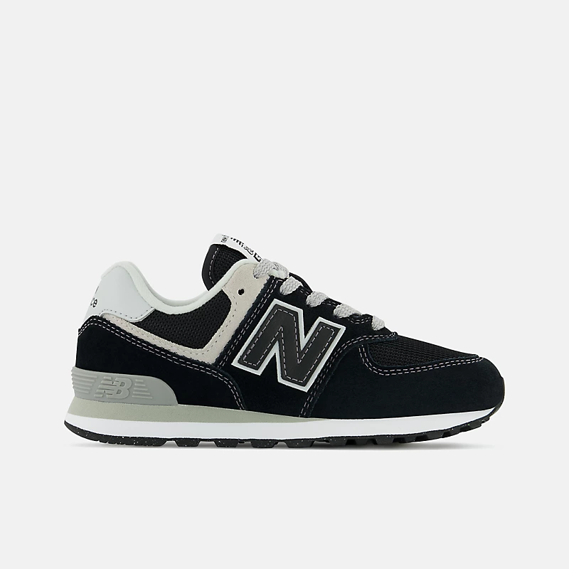 Modèle 574 Core pour enfants - Noir et blanc