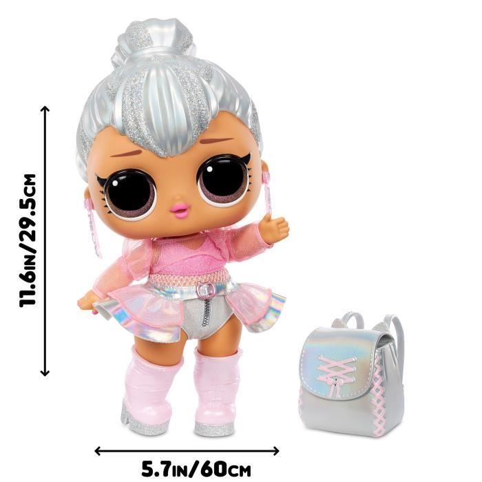 L.O.L. Surprise - Poupée Big Baby 30cm - Kitty Queen