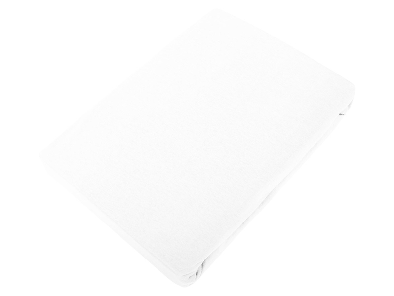 Prześcieradło z gumką Ray bawełniane 200x220 cm białe