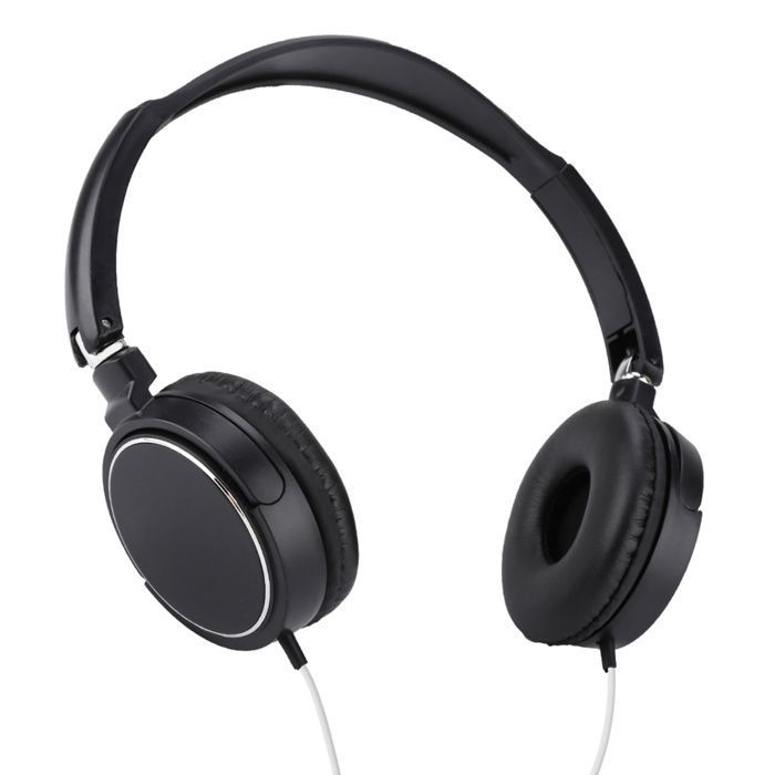 Cuffie stereo HiFi con cavo, compatte e pieghevoli