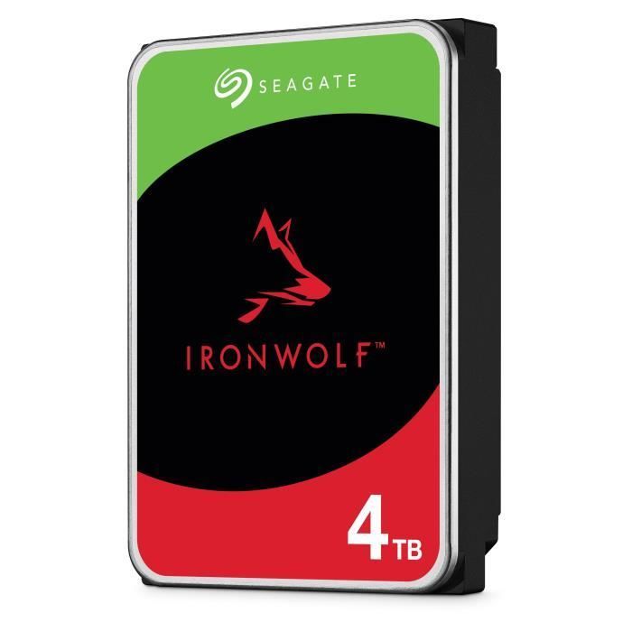 SEAGATE - Disco rígido interno - NAS IronWolf - 4 TB - 3,5