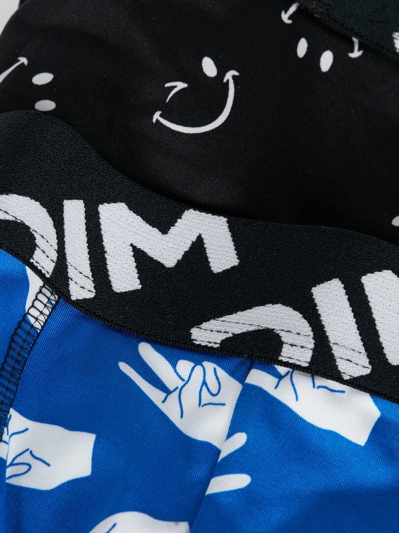 Set van 2 bedrukte boxershorts - GRIJS
