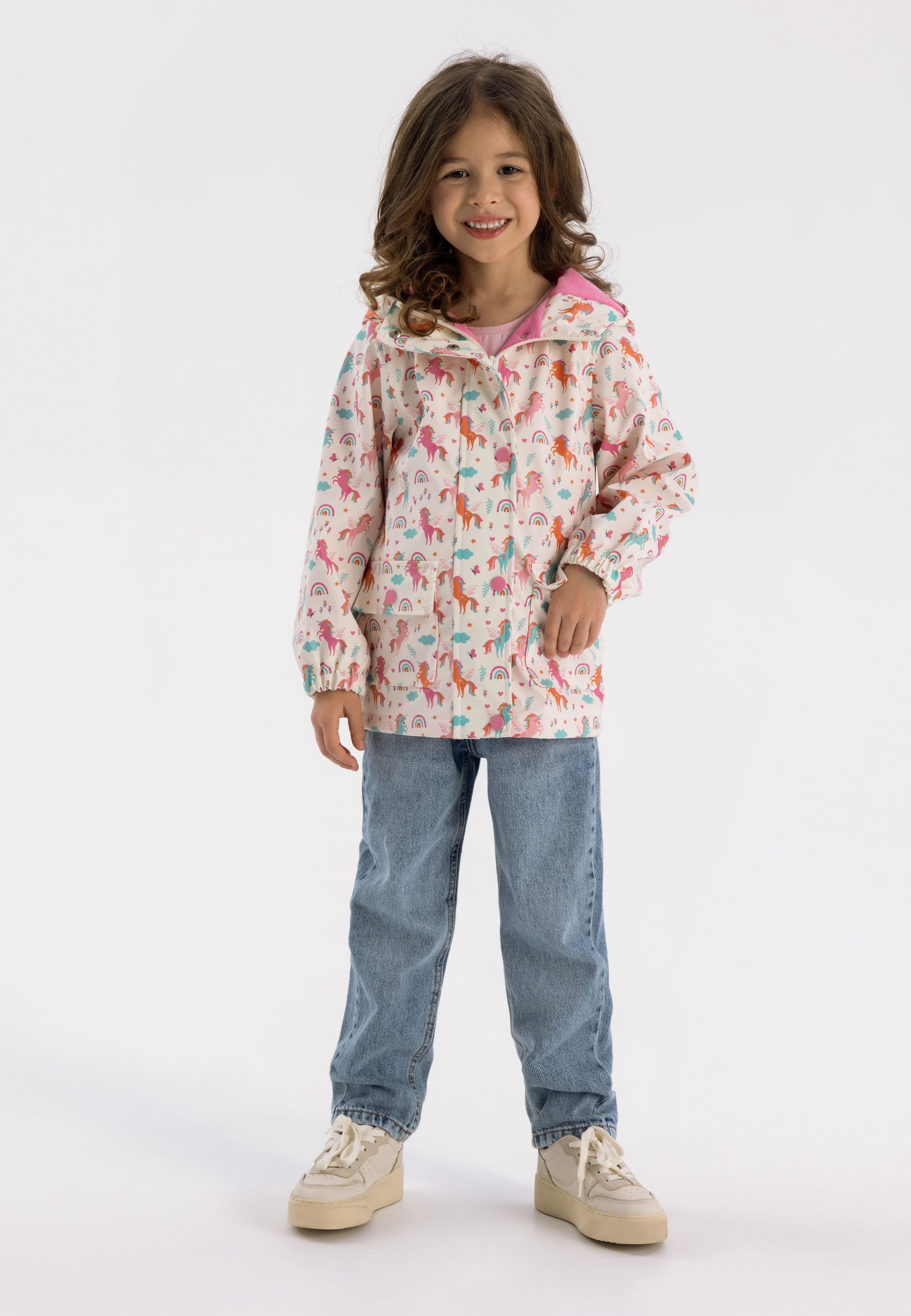MINOTI SHOWER RESISTANT RAIN - Veste imperméable - rose crème