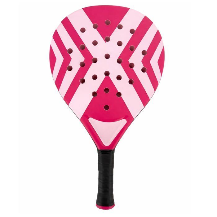 Padel rackets voor volwassenen – padeltennis racketset voor beginners en gevorderde spelers, professioneel racket (roze)