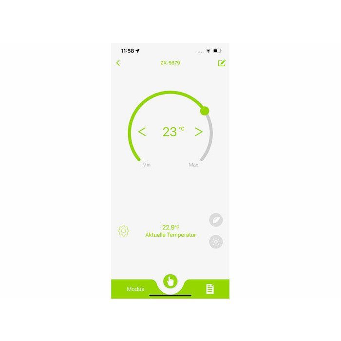 Cabezal de radiador termostático con conexión ZigBee