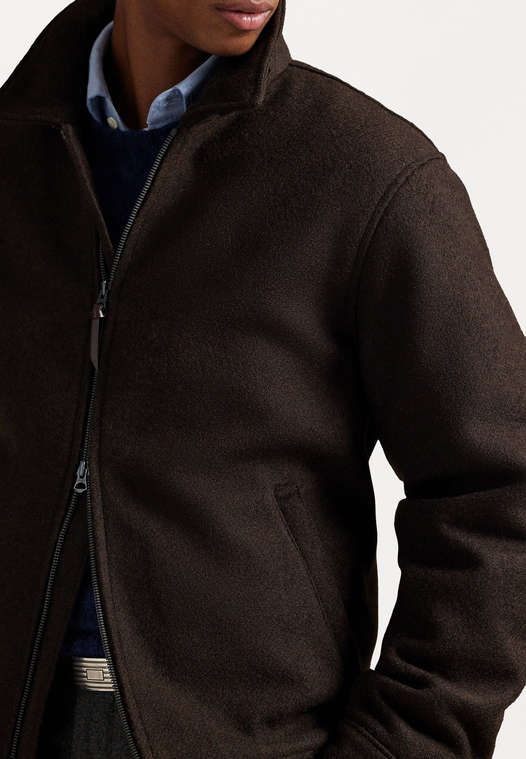 Polo Ralph Lauren THE LANGDON WOLLEN JAS - Winterjas - circuitbruin