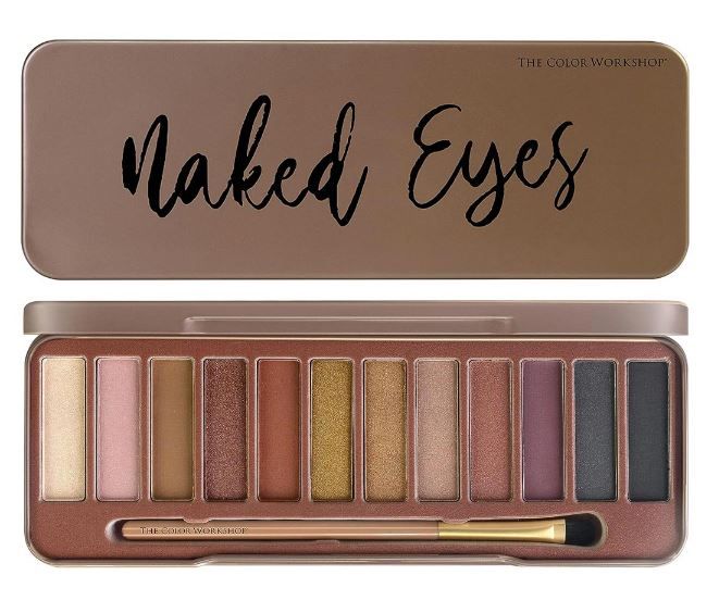 „Naked Eyes“ akių šešėlių paletė Akių šešėlių paletės ir makiažas