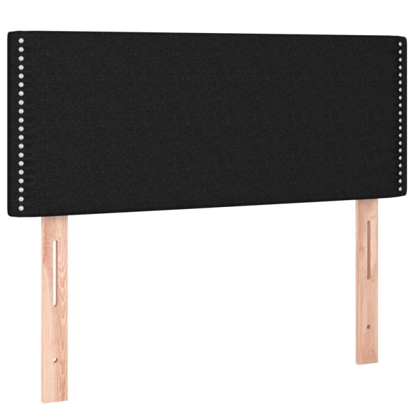 Wezgłowie Czarny 80 cm Tkanina Niski vidaXL