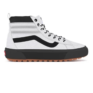 White Leather Sk8-Hi MTE-1 Personalizzate