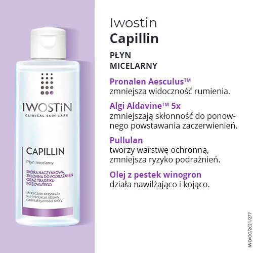 Iwostin Capillin Płyn micelarny wzmacniajacy naczynka