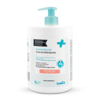 Wells Rich Moisturizing -vartalovoide erittäin kuivalle iholle 1000 ml 1000 ml