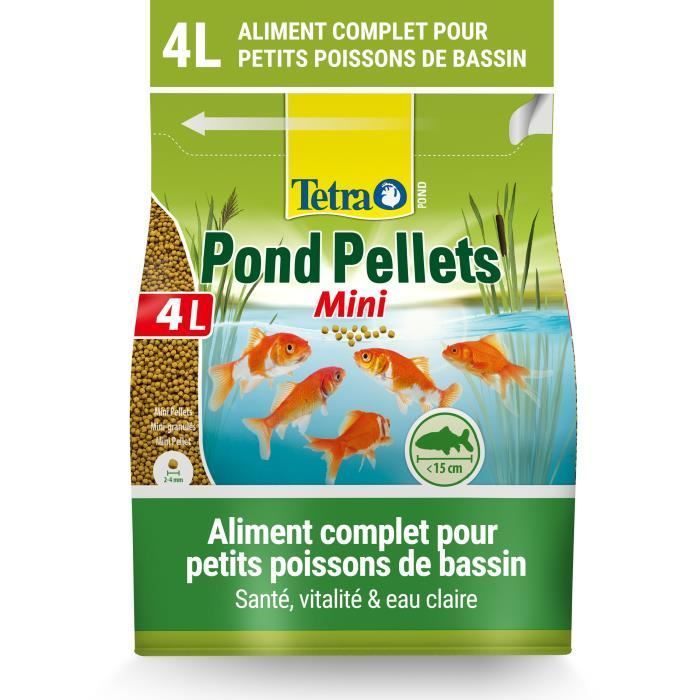 TETRA Komplettes Teichfutter in Pelletform – Mini-Futter für kleine Teichfische – 4 l