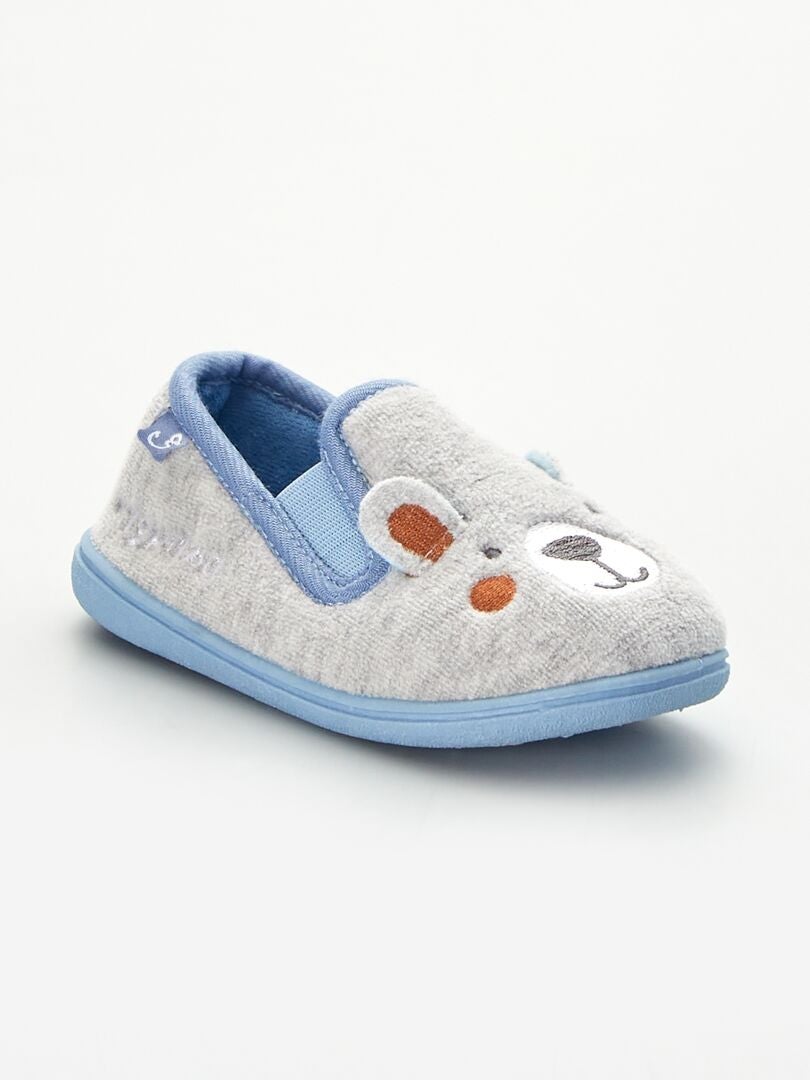 Berenslippers - BLAUW