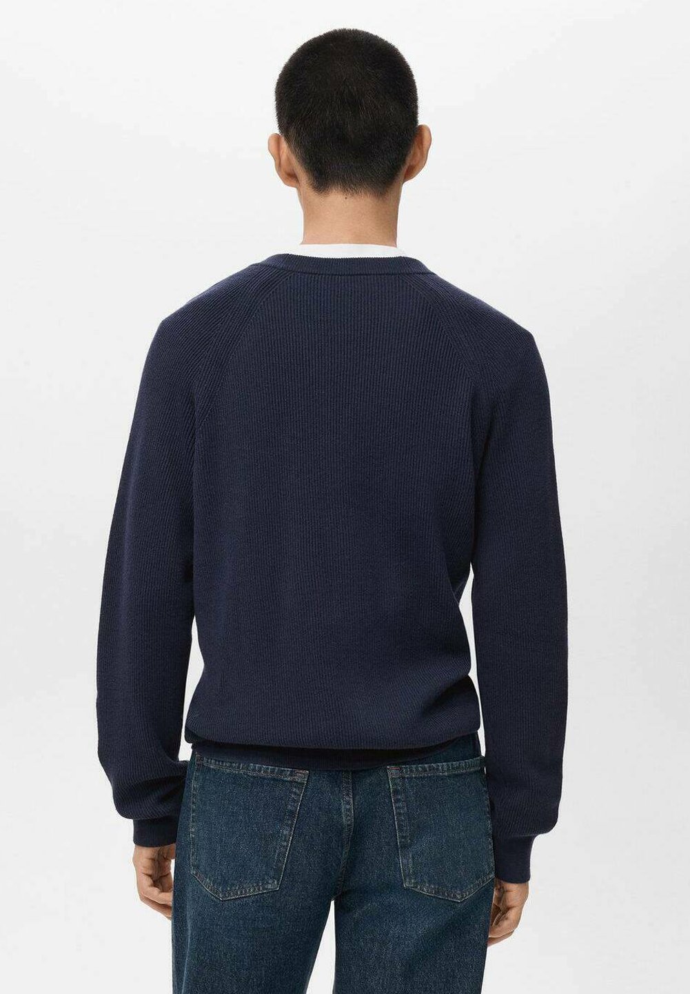 Cardigan Mango - blu scuro