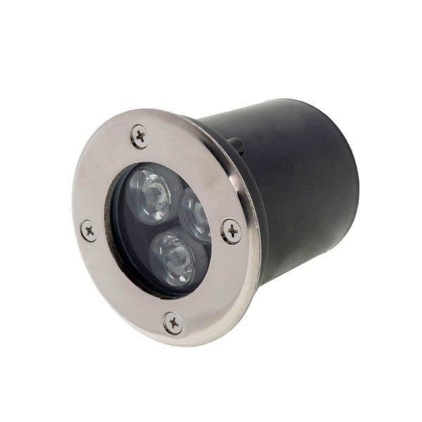 Foco LED empotrable para exteriores IP65 220V con toma de tierra 3W 18° - Blanco cálido 2300k - 3500k