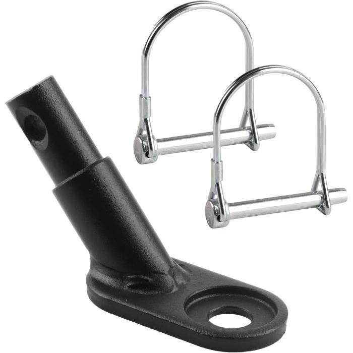 Enganche para remolque de bicicleta - Universal - Acero inoxidable - Pasadores de bloqueo - Fácil instalación