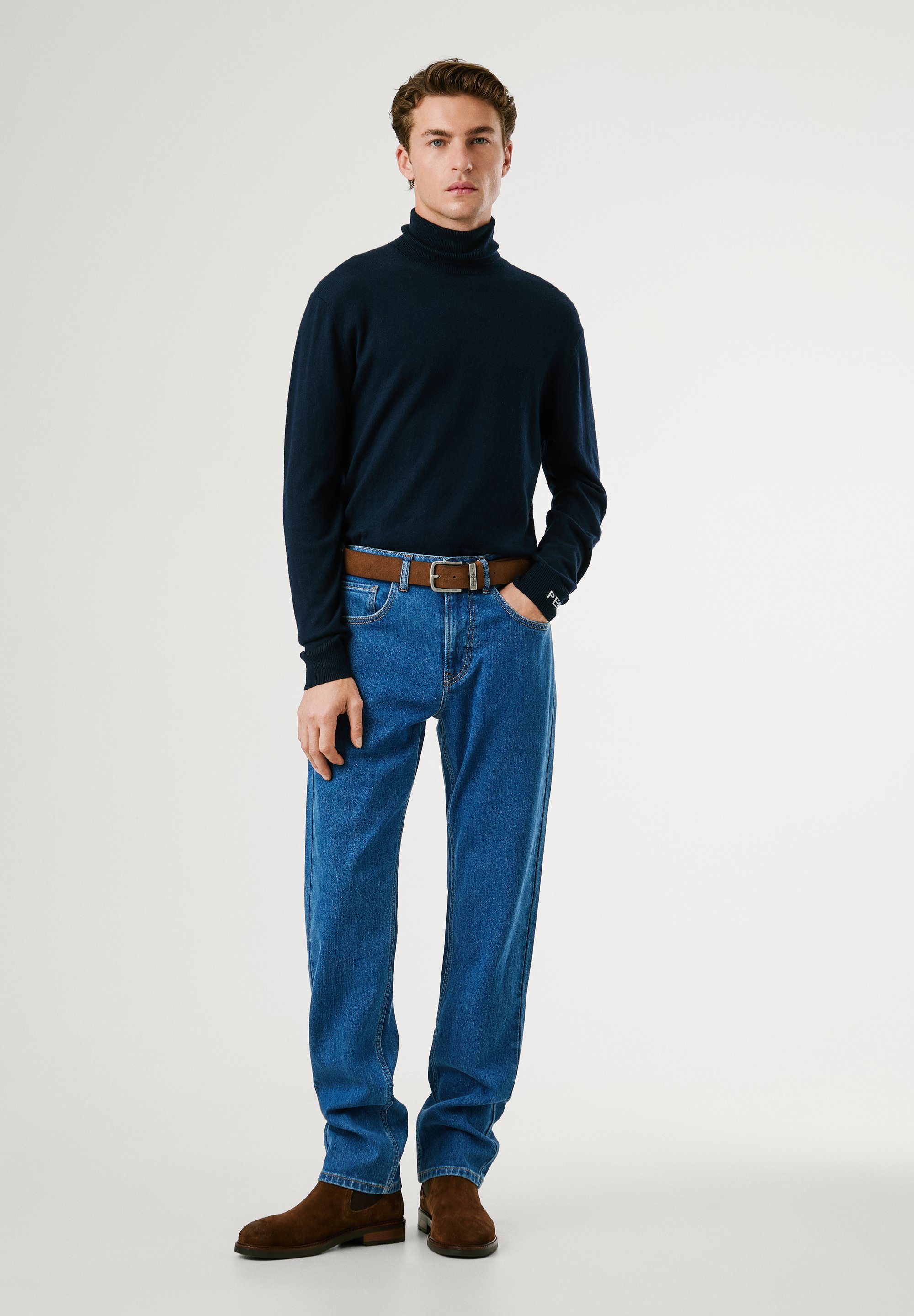 Pepe Jeans ANDRE TURTLE NECK - Sweter - dulwich blue