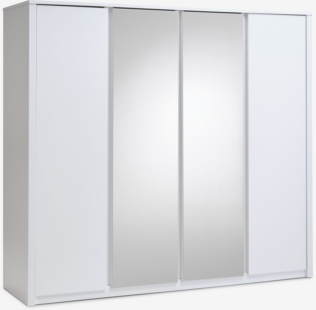 VEDDE VEDDE ormarić 220x197 s ogledalom, bijeli