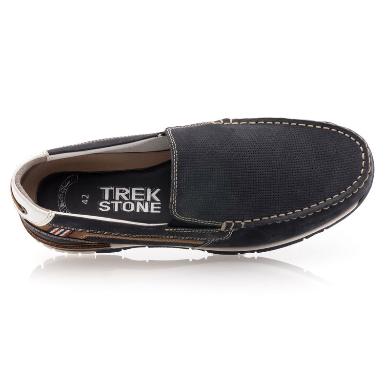 Blaue Herren-Loafer/Bootsschuhe