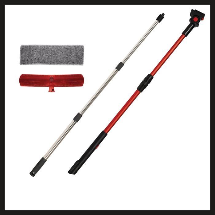 Einhell Manches télescopiques pour Nettoyeur de vitres Einhell BRILLIANTO (avec bonnette microfibre)