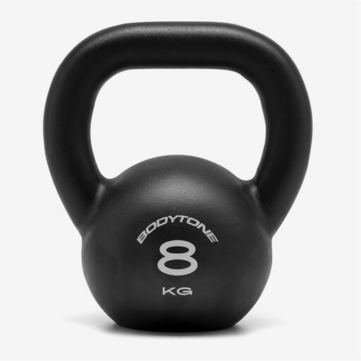  Schwarze Bodytone Kettlebell 8 kg