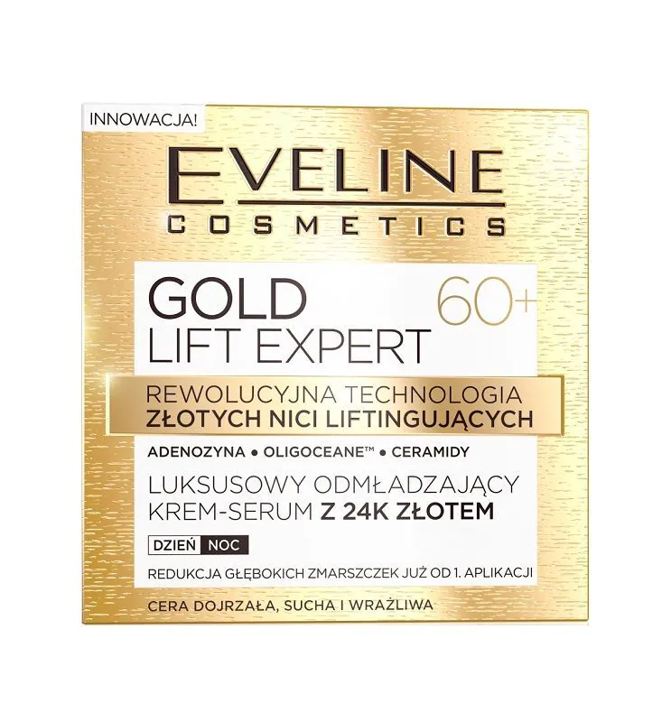 Eveline Gold Lift Expert Krem do twarzy 60+ Dzień/Noc