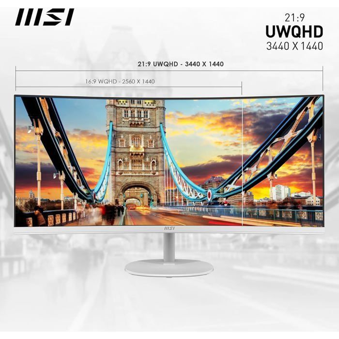 Monitor de escritório - MSI - Pro MP341CQW - 34