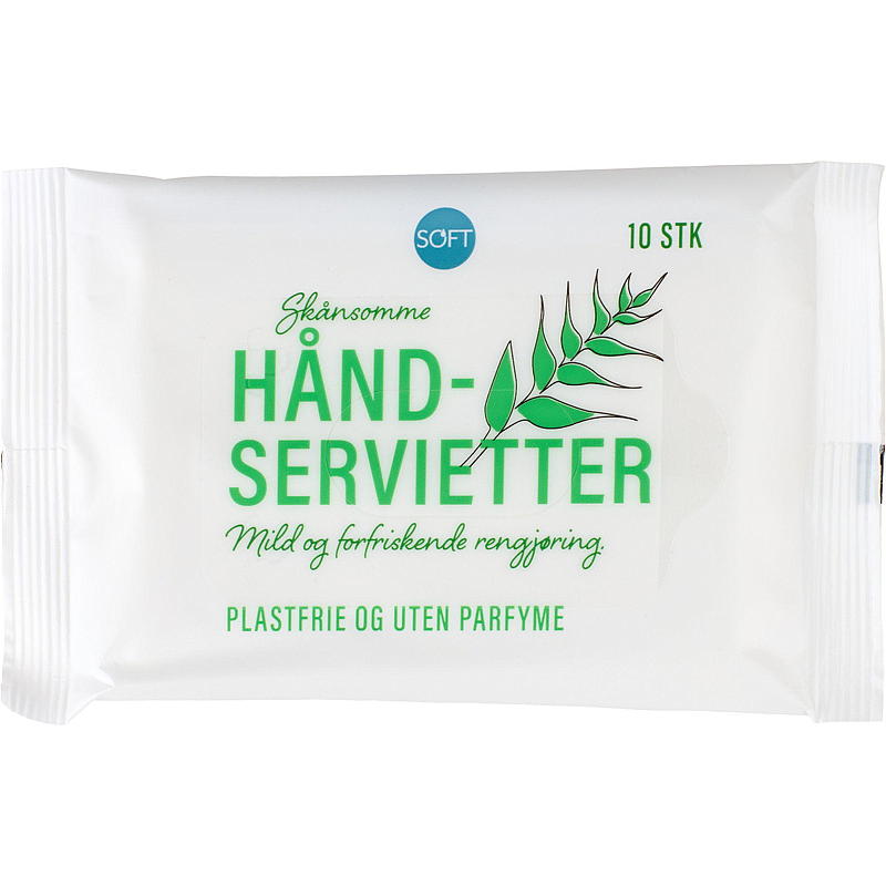 Pehmeät kosteuspyyhkeet 10 kpl. Aloe vera -matkapakkaus