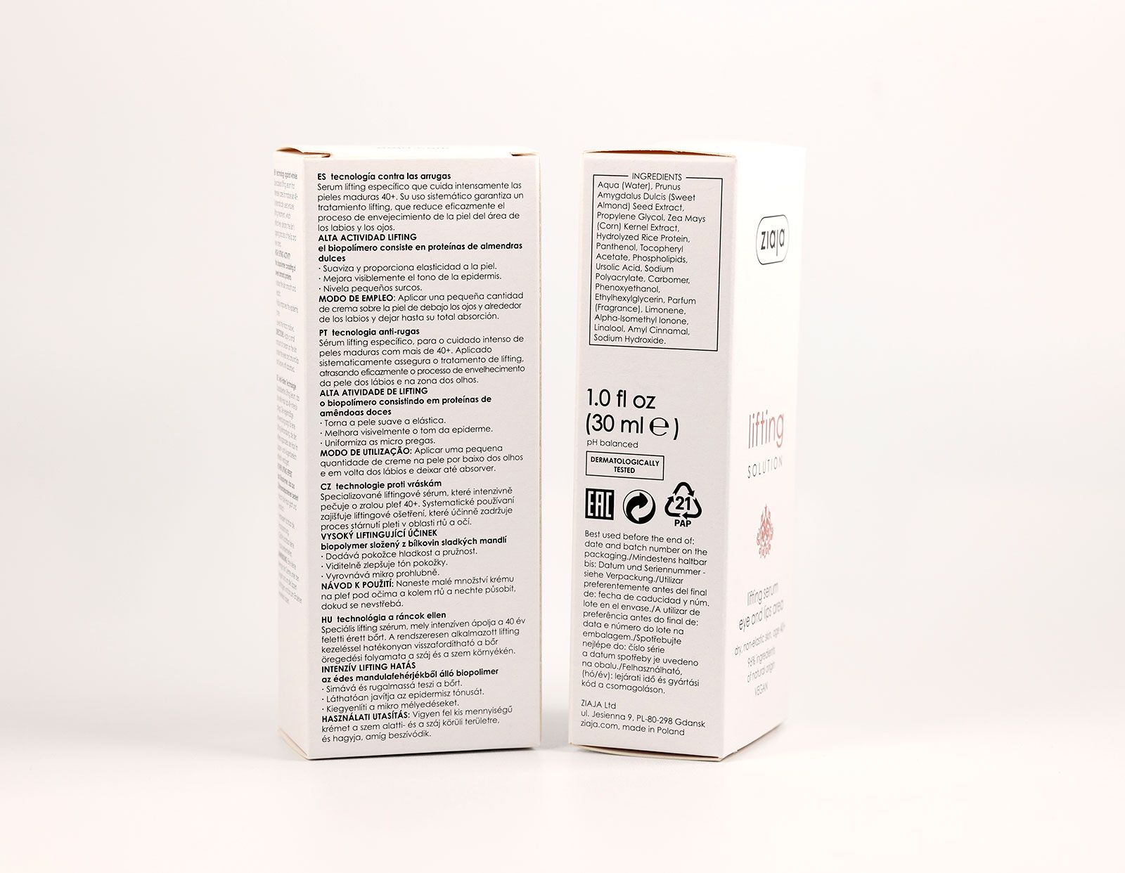 Lifting Solution Koncentrirani serum za oči i usne Kreme protiv bora i starenja