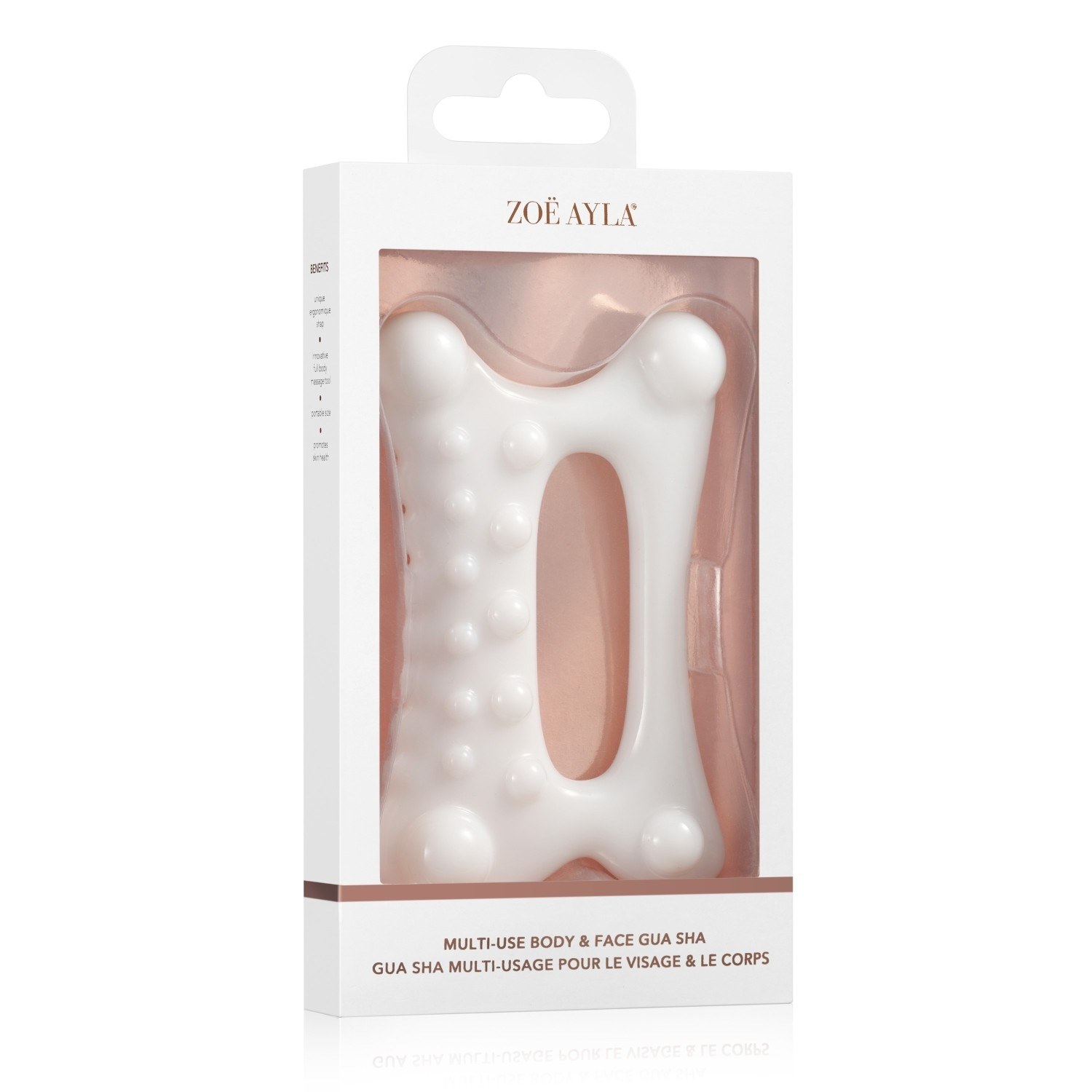 Masážne príslušenstvo Zoe Ayla Gua Sha na telo a tvár – 1 kus