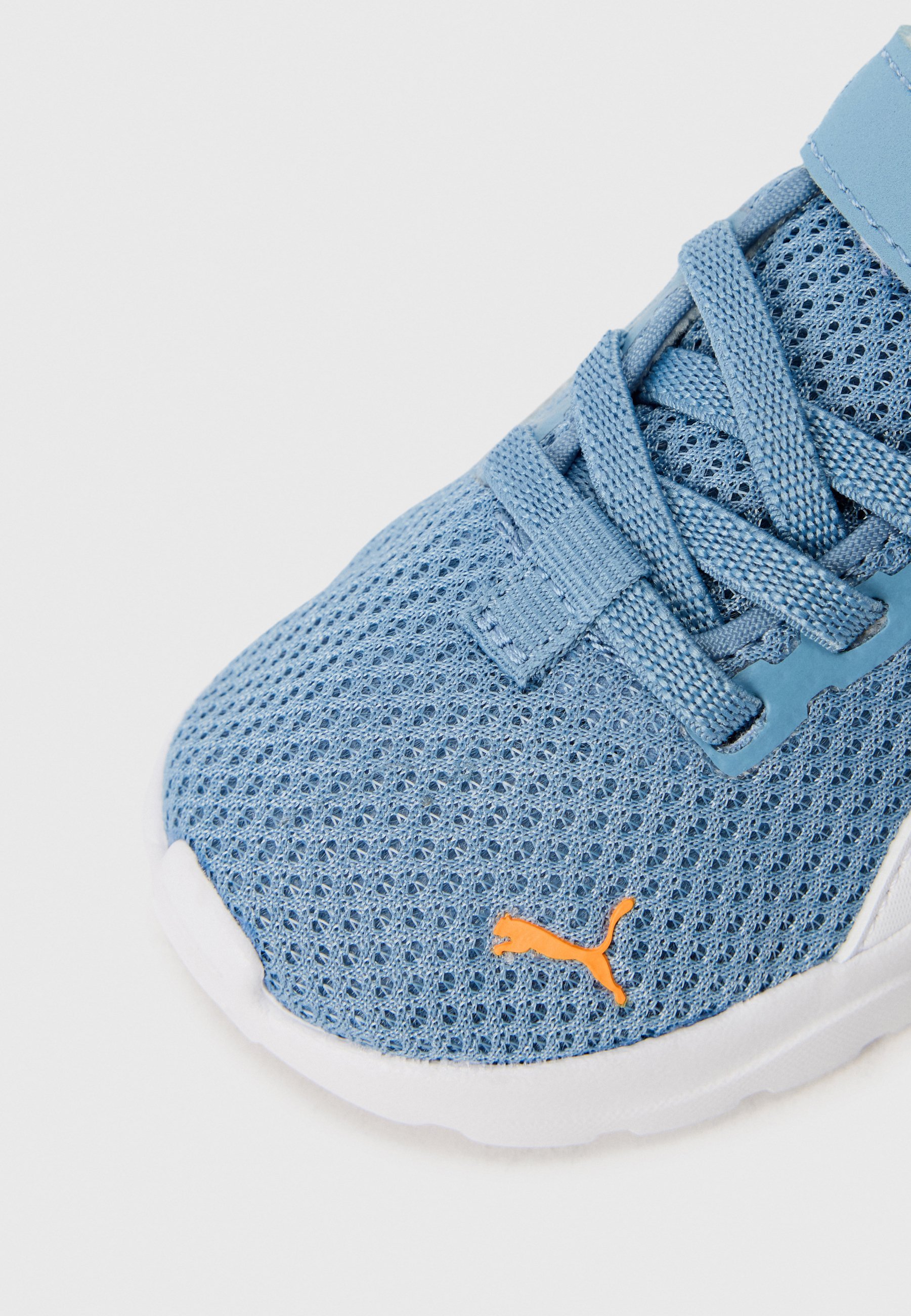 Puma ANZARUN LITE UNISEX - Hardloopschoenen voor op de weg - coole blauw/wit/oranje gloed