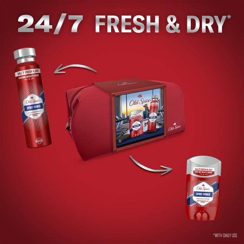 „Old Spice“ antiperspiranto dovanų rinkinys vyrams