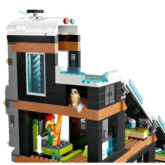 LEGO city 60366 Le complexe de ski et d’escalade Cadeaux Jouets Objets de collection 7+
