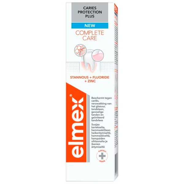 Elmex Complete Care Zubná pasta proti zubnému kazu Plus 75 ml - Proti zubnému kazu