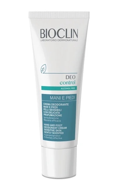 BIOCLIN Bioclin Deo Control creme para mãos e pés 30 ml Transpiração excessiva