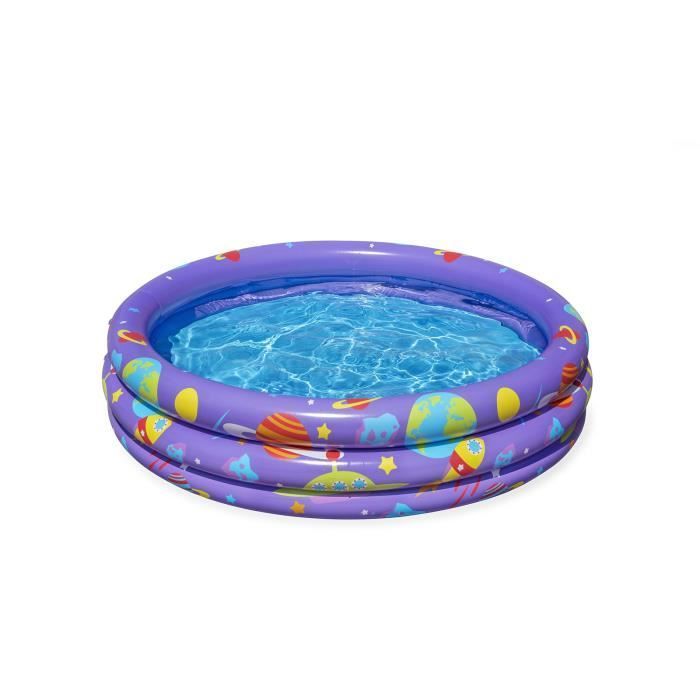 Piscina de bolas hinchable Bestway para niños - Galaxia - 46 bolas - 4 juguetes espaciales
