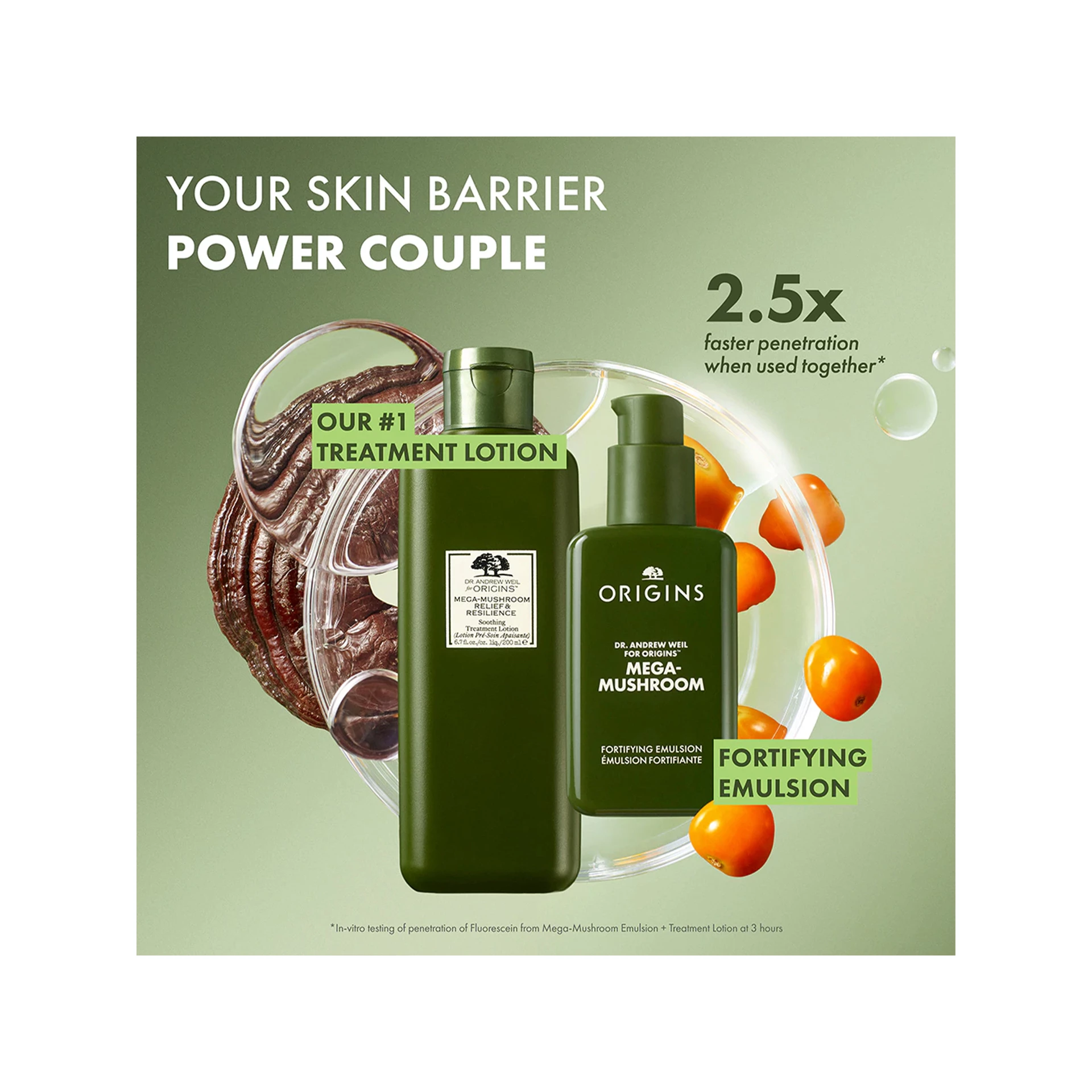 Loțiune de tratament calmantă Dr. Weil Mega-Mushroom Relief & Resilience 200 ml - Origins
