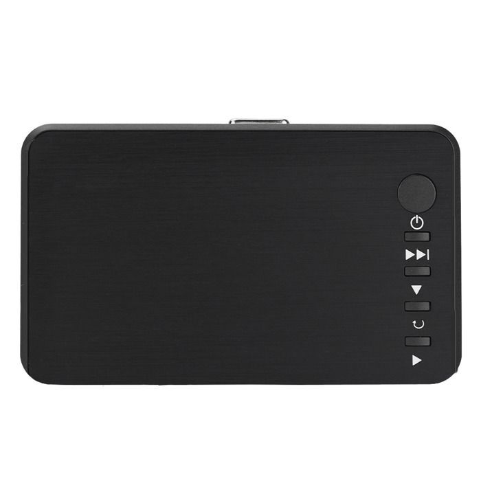 Lettore multimediale audio e video HD HDMI 1080P con telecomando a infrarossi 110V-240V (USS)