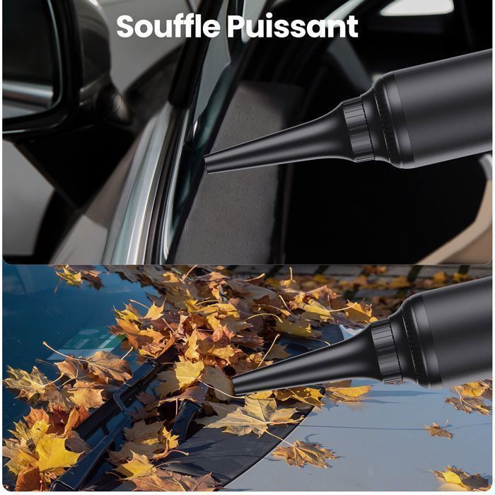 Powerful Cordless Handheld Vacuum Cleaner 16500 Pa, 2-in-1 Suction & Blowing, Car Vacuum with Light, One-Click Emptying