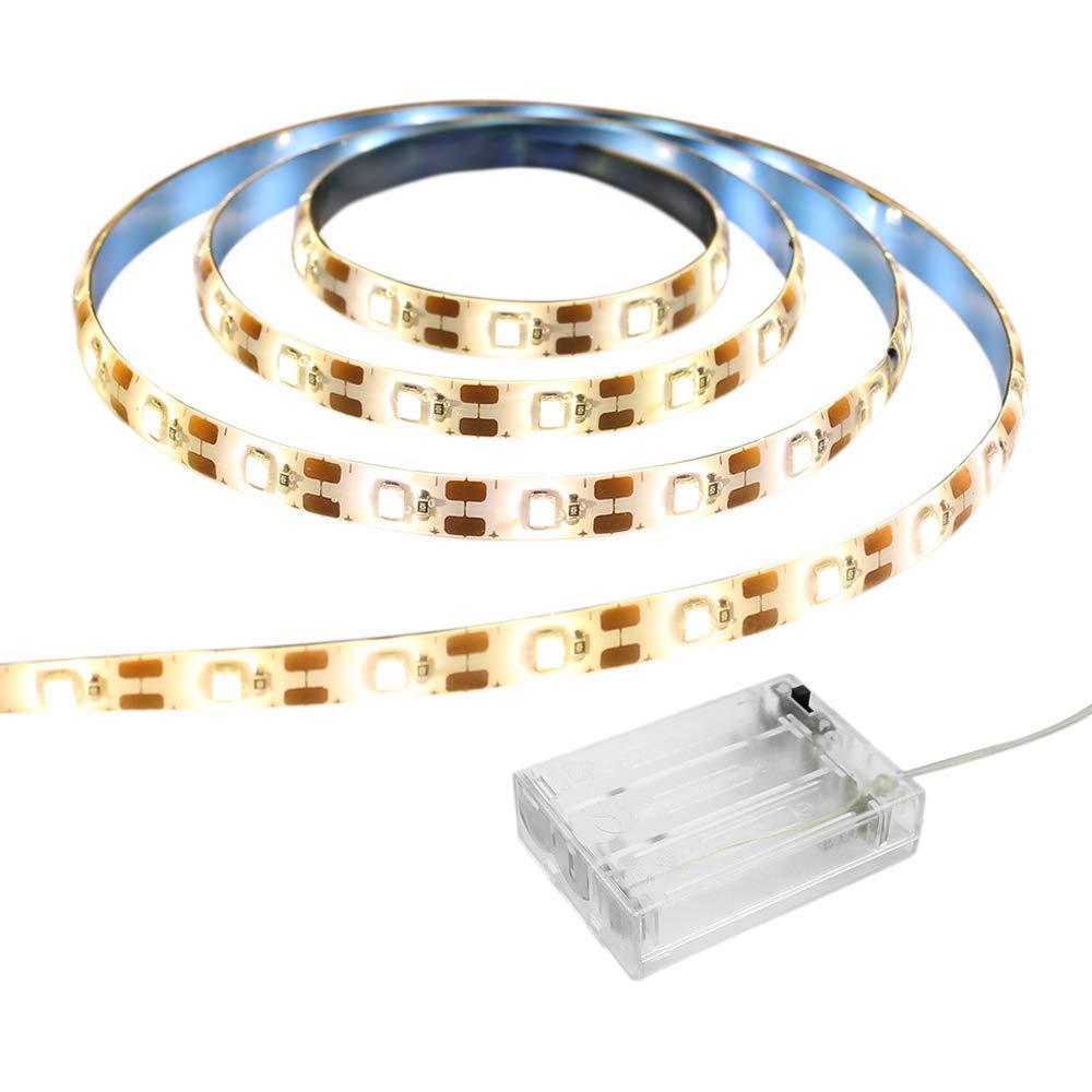 Tira de LED USB 2835, luz blanca cálida/fría, 1 m, 3 m, 5 m, 5 V, resistente al agua, para pantallas de escritorio y HDTV.
