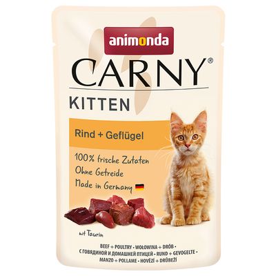 Animonda Carny Kitten Beutel-Sparpackung 24 x 85 g