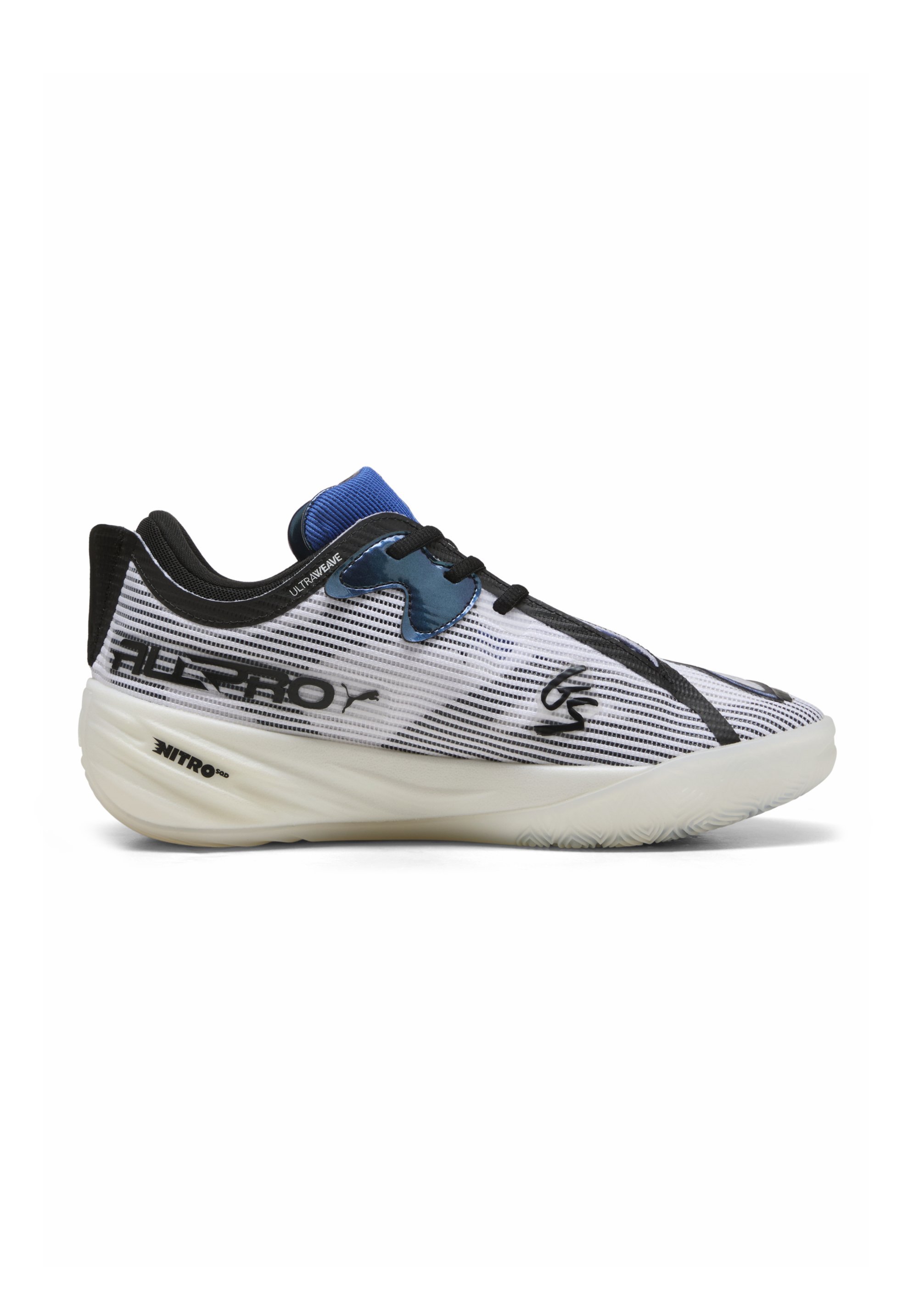 Puma ALL-PRO NITRO SHAMMGOD - Basketballschuhe - weiß-schwarz