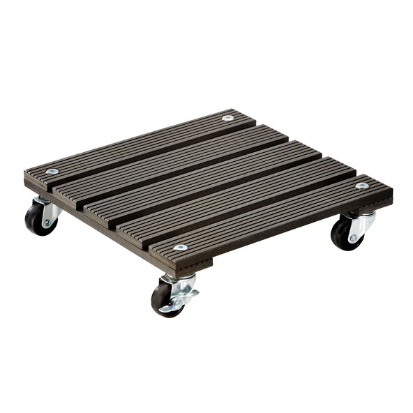 Plant trolley, grey, square